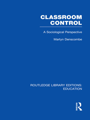 cover image of Classroom Control (RLE Edu L)